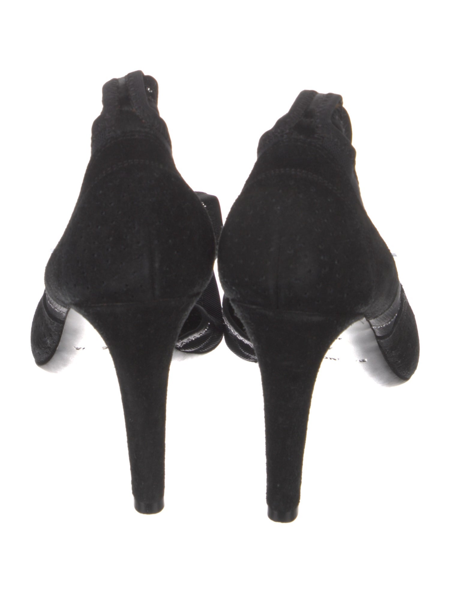 Balenciaga Suede D'Orsay Pumps